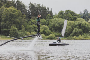 Flyboardová rozlučka se svobodou