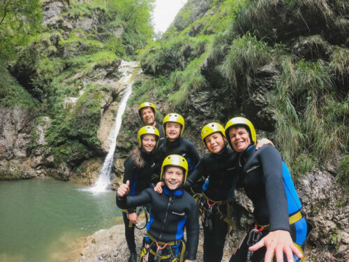 Zážitek Canyoning ve Slovinsku