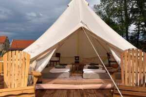 Glamping na farmě na Kutnohorsku